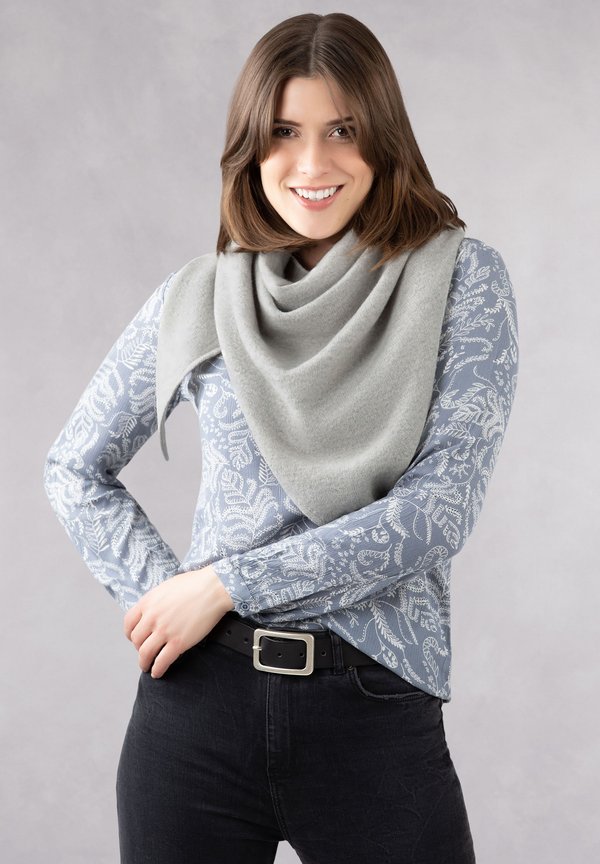 MERINO LAMBSWOOL DREIECKSTUCH - Schal - caillou