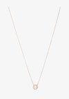 UNA NECKLACE ROUND CUT - Halskette - rose gold-coloured/white