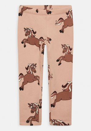 BRUSHED UNICORN - Legging - dusty pink