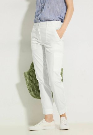 Cecil UTILITY - Trousers - weiß