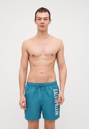 Calvin Klein Swimwear DRAWSTRING - Swimming shorts - storm blue