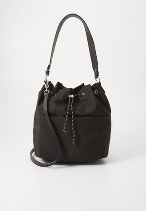 SHOULDER BAG CHERRIES2 - Skulderveske - black