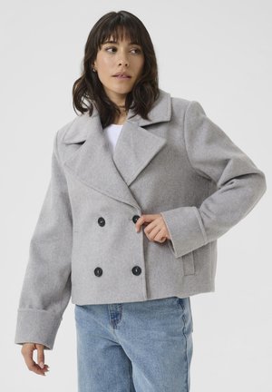 Kaffe JULIA - Blejzer - light grey melange
