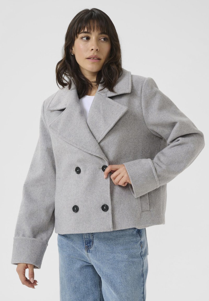 Kaffe JULIA - Blazer - light grey melange