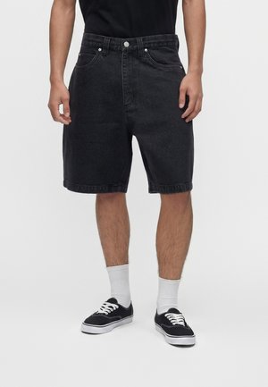 Santa Cruz, SELF DESTRUCT BIG UNISEX - Denimshorts - black wash