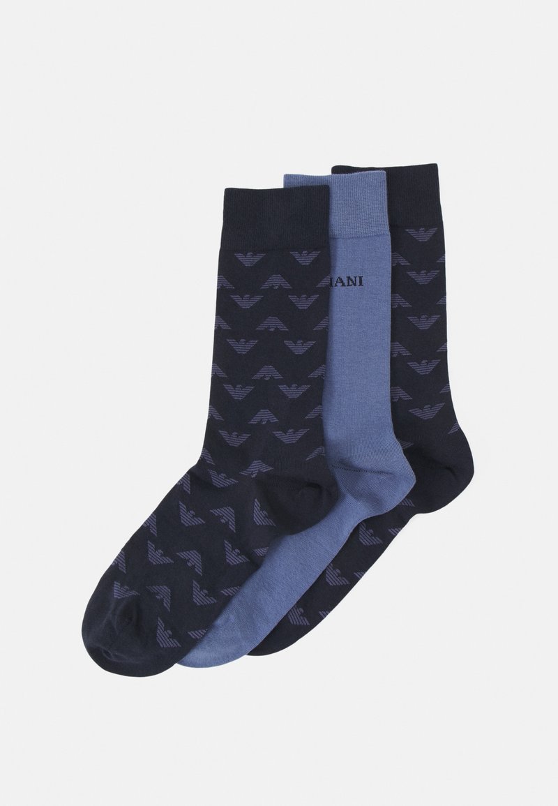 Emporio Armani SHORT SOCKS 3 PACK Socks denim/blue Zalando.ie