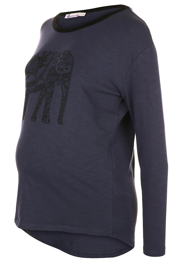 Queen Mum Longsleeve blauw Queen Mum Longsleeve blauw
