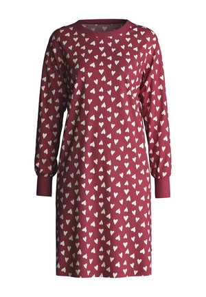 Calida, SPECIAL LANGARM-NACHTHEMD, LÄNGE 100 CM - Nachthemd - mars red