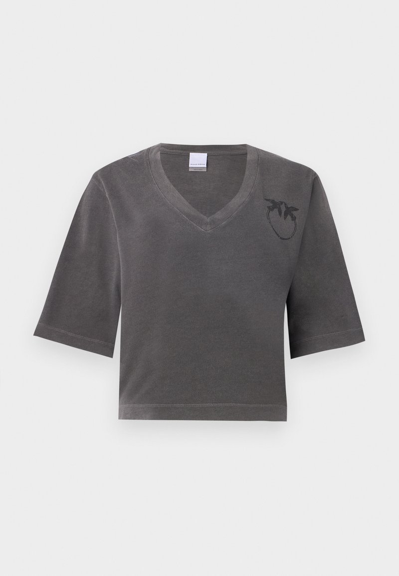 pinko T-shirt print donkergrijs