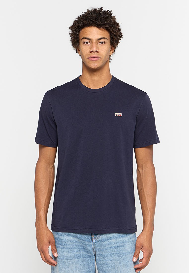 Napapijri T-shirt basic donkerblauw