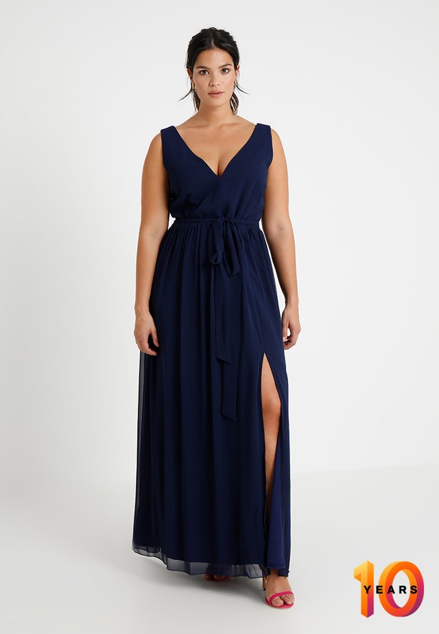 ROSE NECK MAXI DRESS - Occasion wear - navy
