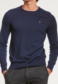 Morris Stickad tröja - blue