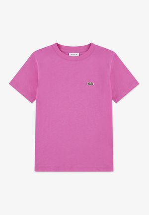 Lacoste CORE TEE UNISEX - Basic T-shirt - fushia