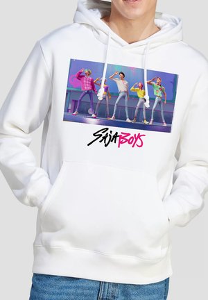 NETFLIX, KPOP DEMON HUNTERS SAJA BOYS SODA POP DANCE - Hoodie - white