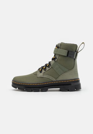 Schnürstiefelette - khaki