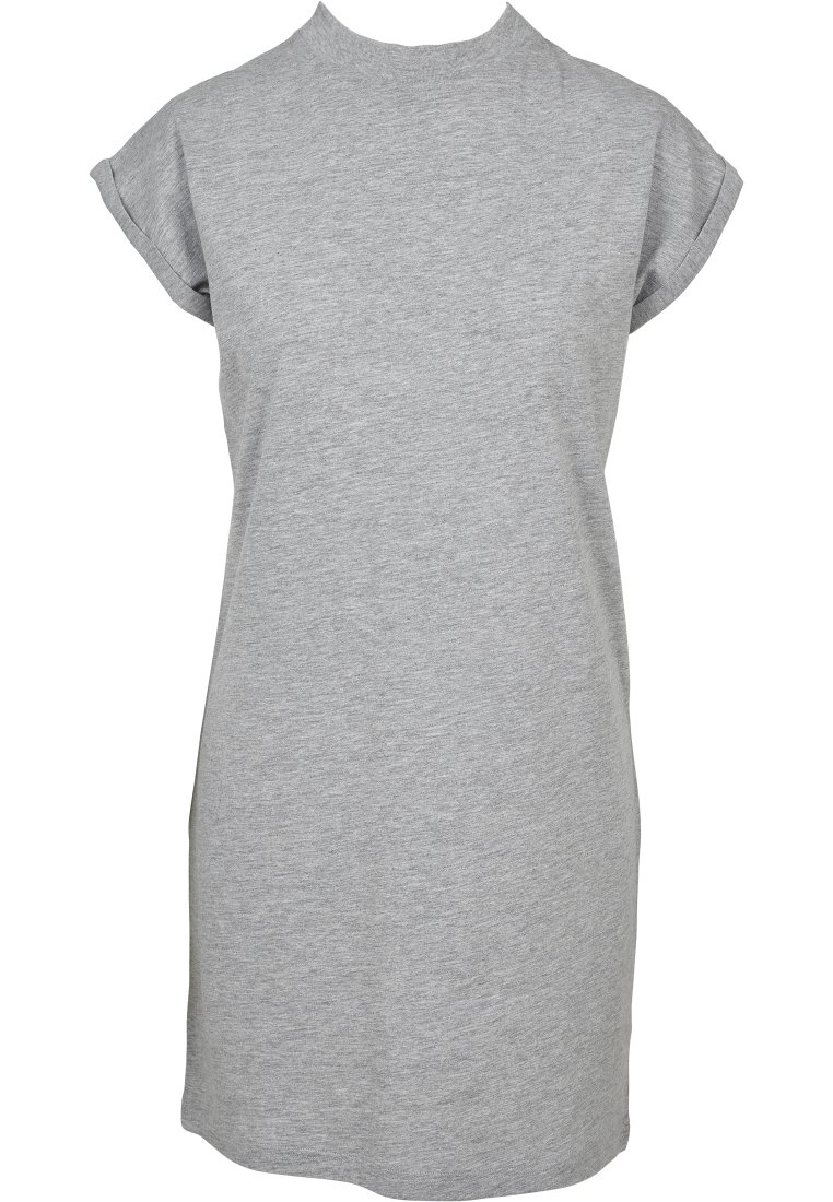 Urban Classics TURTLE EXTENDED SHOULDER - Robe en jersey - grey/gris ...