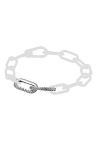 Pandora STYLING  PAVÉ  DOUBLE LINK - Talizman - silver coloured