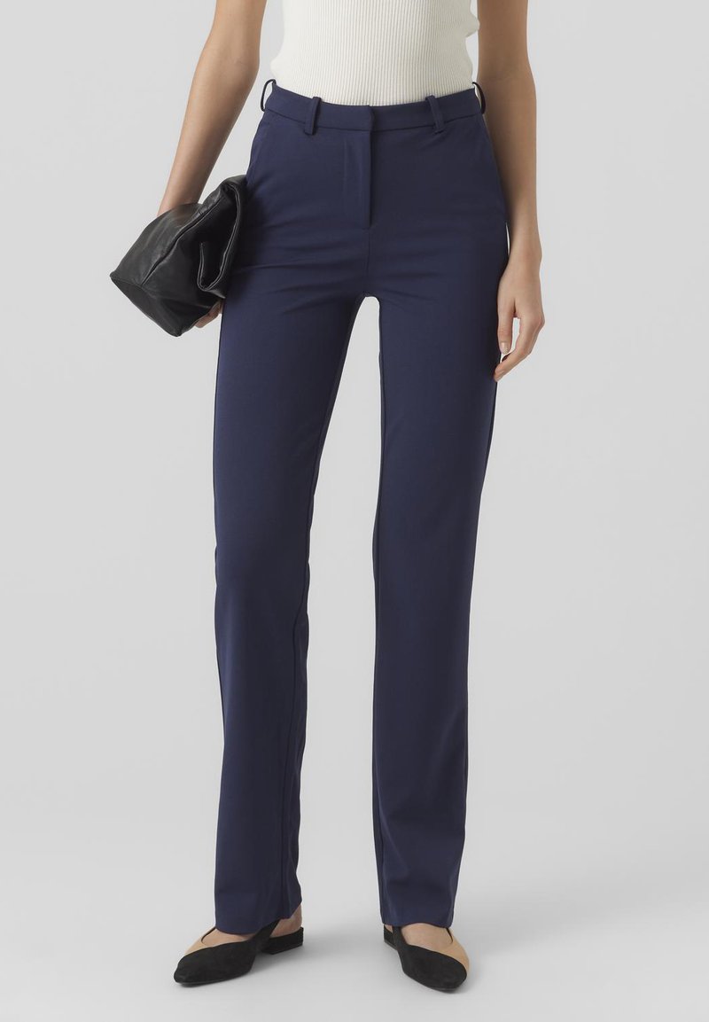 Vero Moda Tall VMZAMIRA PANT - Trousers - navy blazer/dark blue -  Zalando.co.uk