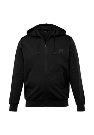 Men Plus, Zip-up sweatshirt - black