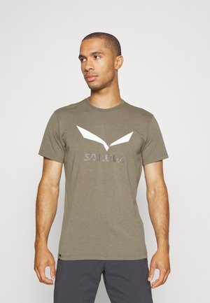 SOLID LOGO DRY - Sports T-shirt - grey