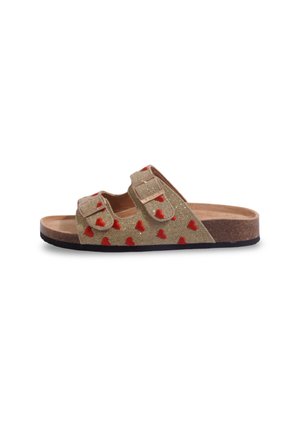 FALBALA, MULES LILI - Mules - gold