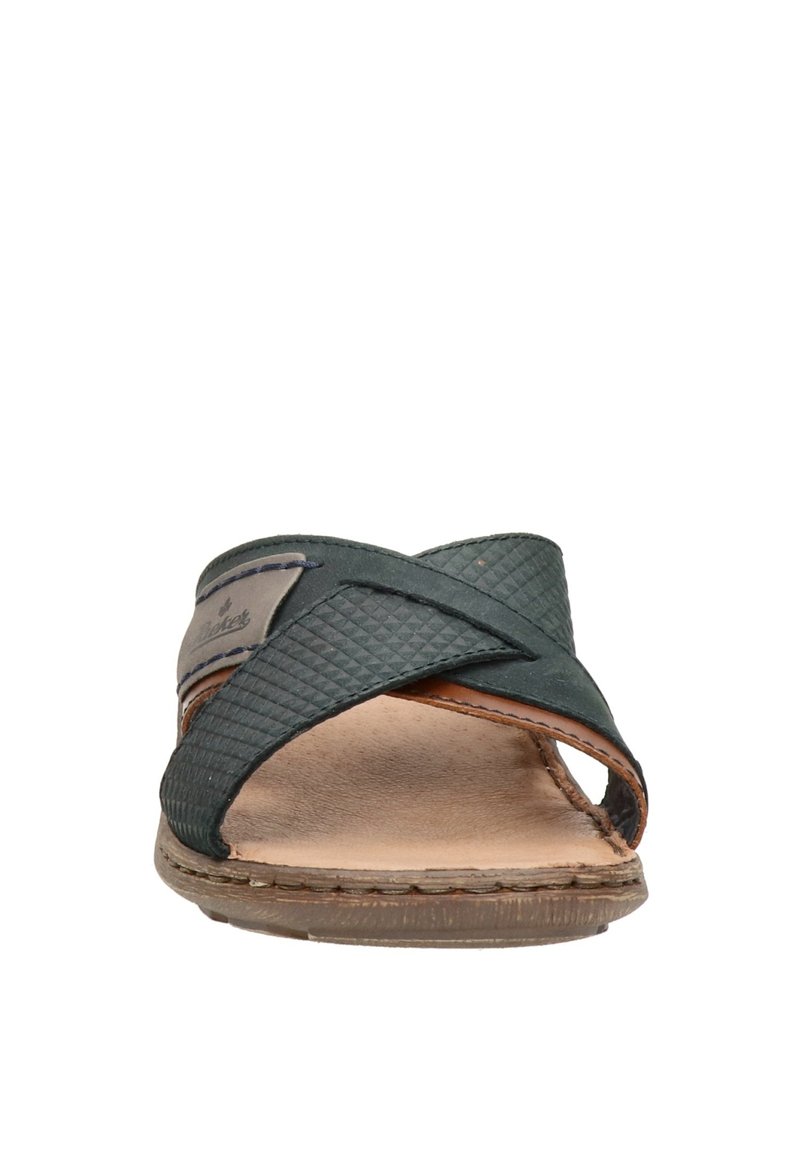 Herren Sandalen | Rieker Pantolette flach blauw/blau - AS37099 Herren Sandalen | Rieker Pantolette flach blauw/blau - AS37099