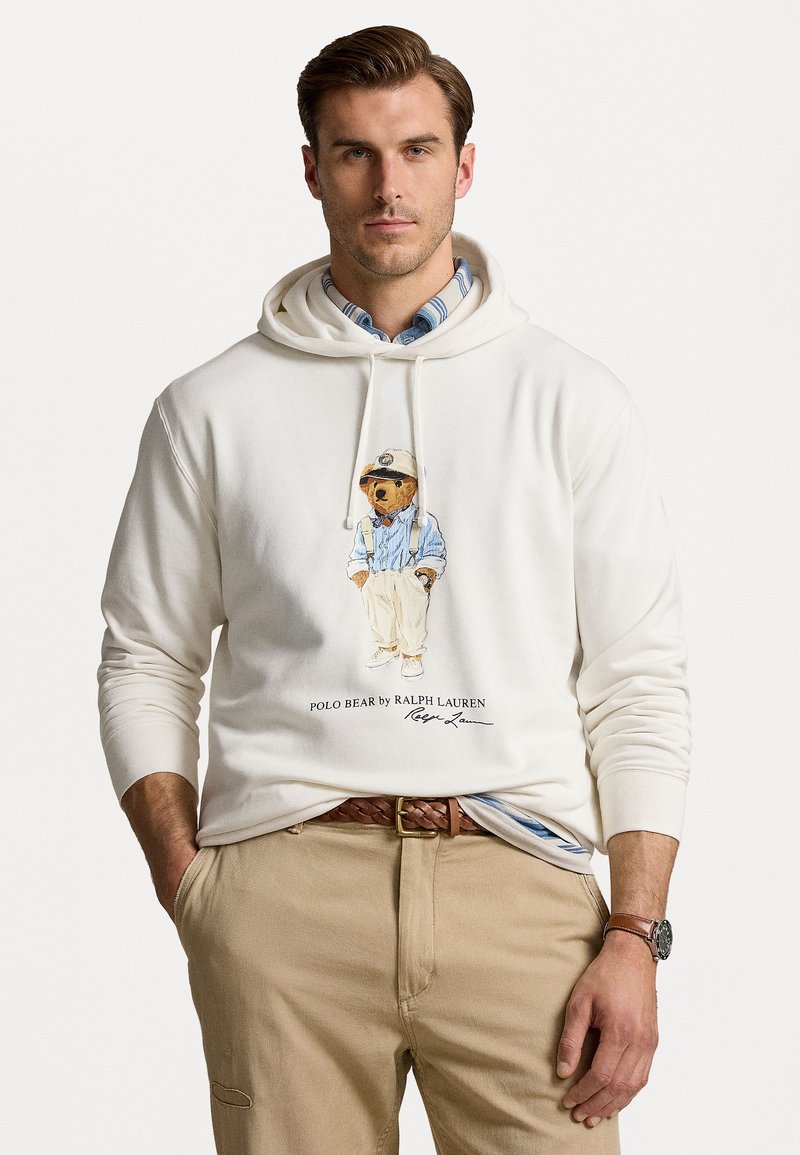 Polo Ralph Lauren Big & Tall - POLO BEAR FLEECE HOODIE - Hoodie - deckwash white, Enlarge