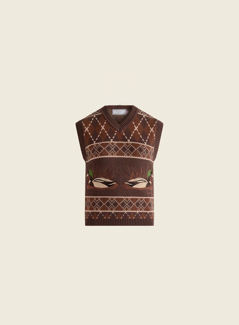 House of Sunny Bodywarmer burned-orange denim