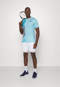 adidas Performance HEAT.RDY FREELIFT - T-shirt print - light aqua