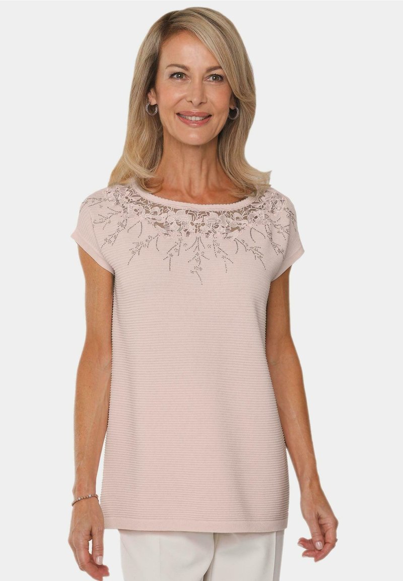 Damen T-Shirts | GOLDNER T-Shirt print puder geblümt/rosa - PC07626 Damen T-Shirts | GOLDNER T-Shirt print puder geblümt/rosa - PC07626