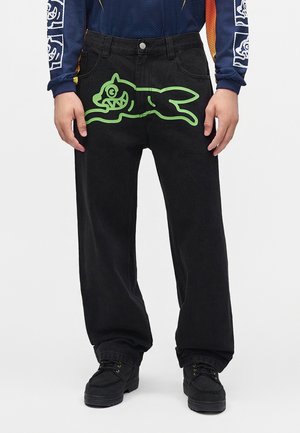 Icecream RUNNING DOG DOUBLE SCOOP PANT - Jean droit - black