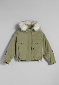 Bershka Allvädersjacka - khaki