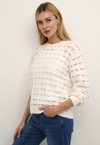 Kaffe - ELENA - Strickpullover - chalk Thumbnail-Bild 1