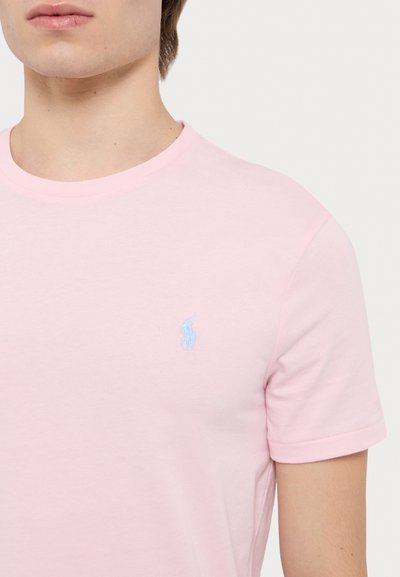 Polo Ralph Lauren CUSTOM SLIM FIT JERSEY CREWNECK T-SHIRT - Jednoduché tričko - hint of pink