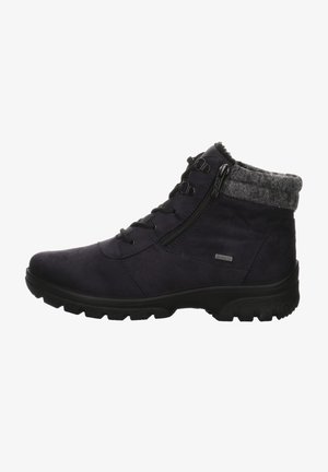 SAAS-FEE - Winter boots - blau grau schwarz