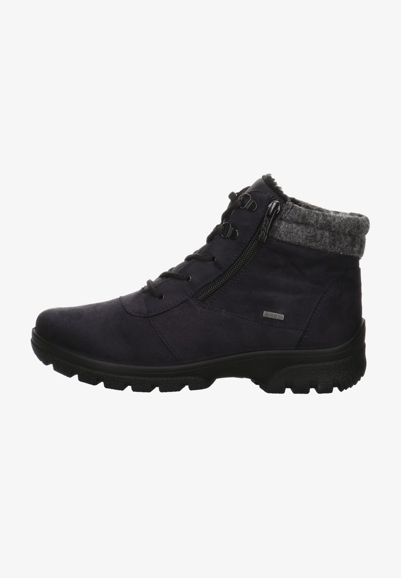 ara SAAS-FEE - Botas para la nieve - blau grau schwarz