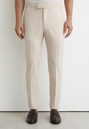 Reiss FOUND SLIM FIT INTERNAL DRAWSTRING - Chino hlače - stone