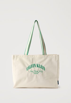 GRAPHIC CAPSULE TOTE - Geantă de pânză - bone white