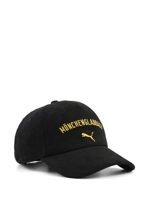 PUMA BORUSSIA MÖNCHENGLADBACH FTBLCULTURE CAP AUS KORD UNISEX - Cap - black-archive green — photo 3