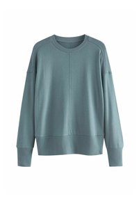 SEAM DETAIL COSY SOFT TOUCH CREW NECK - Pullover - teal blue