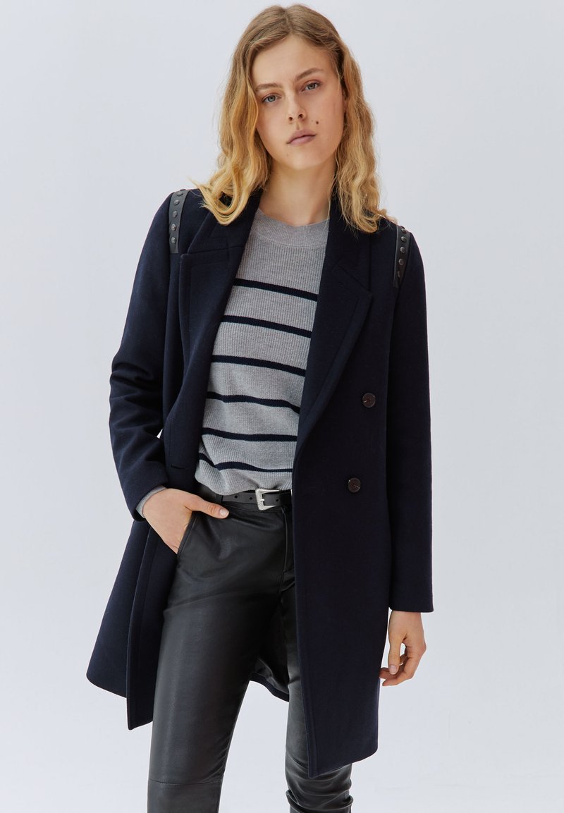 IKKS MANTEAU TA STRAIGHT - Manteau classique - marine/bleu marine - ZALANDO.FR