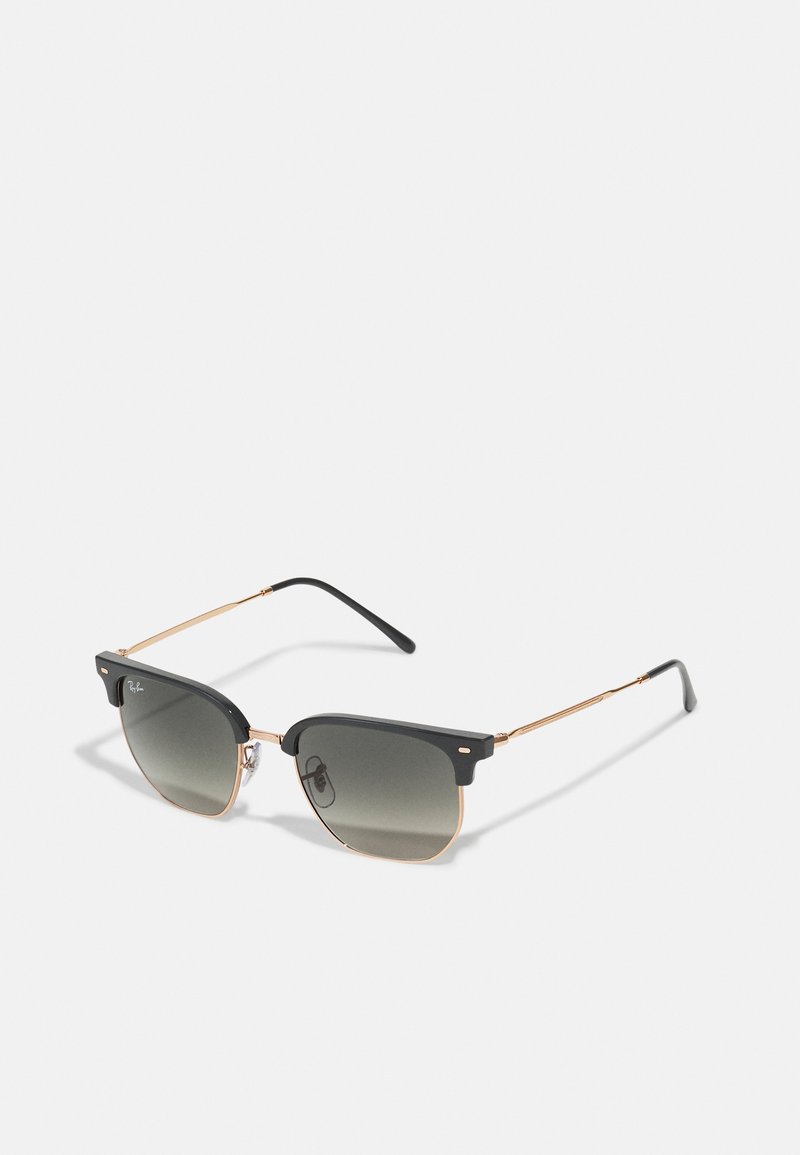 Ray-Ban NEW CLUBMASTER UNISEX - Saulesbrilles - dark grey on rose gold