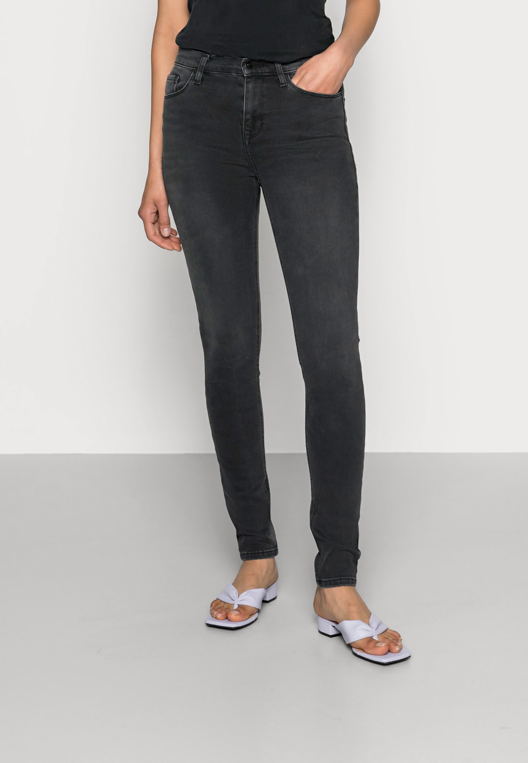 LTB AMY - Jeans Skinny Fit - enara wash/Grijs denim/greydenim - Zalando.nl