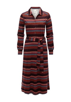 PLANTEE PRINT - Blousejurk - wine red
