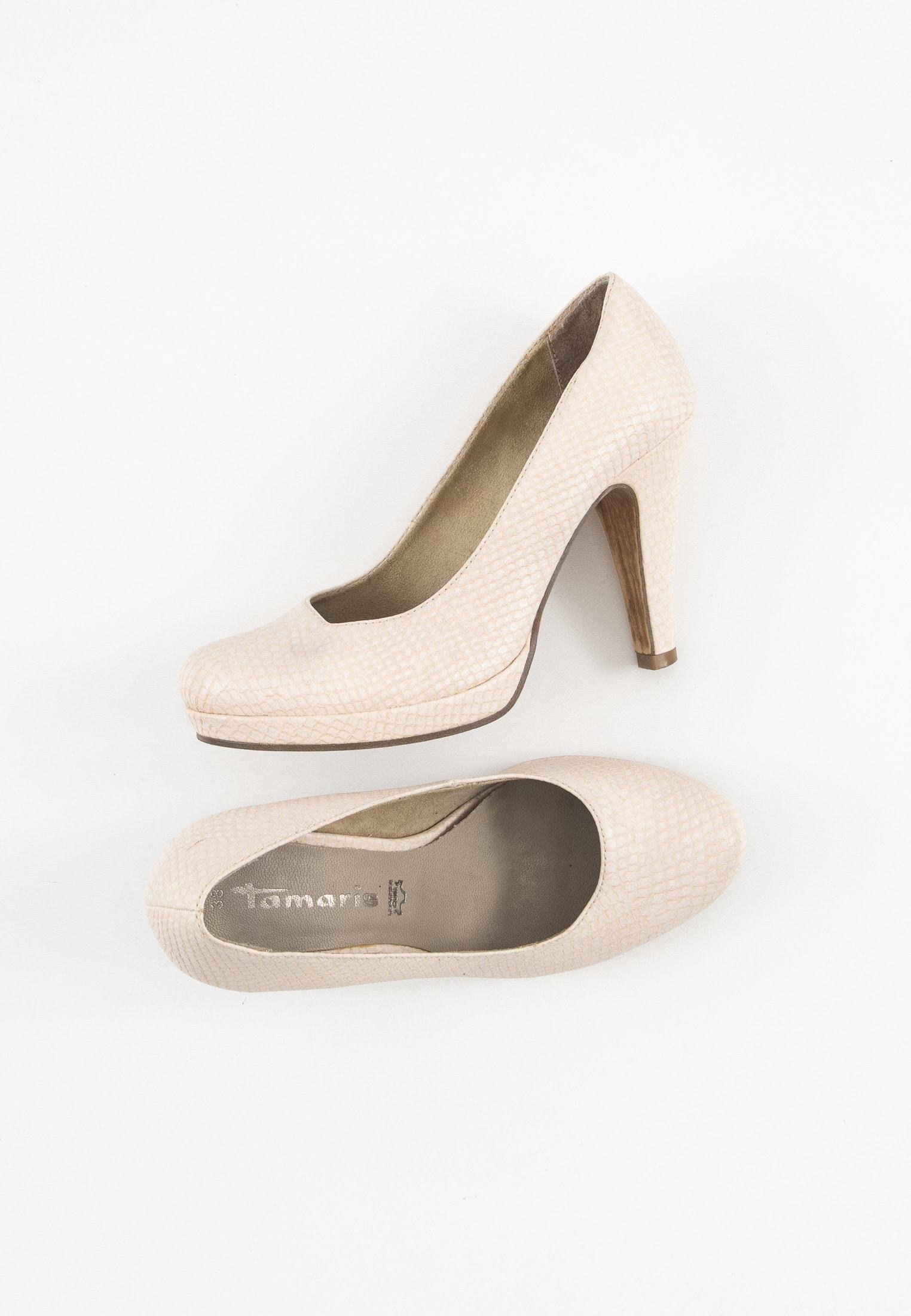 Tamaris High Heel Pumps - beige - (Pre-owned) - Zalando.de