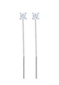 MINIMAL LOOK - Orecchini - silver-coloured