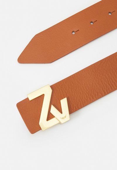 Zadig & Voltaire INITIALE 40MM BELT - Bælter - tan