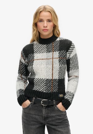 Superdry & Co BOXY PATTERN - Jersey de punto - mono check