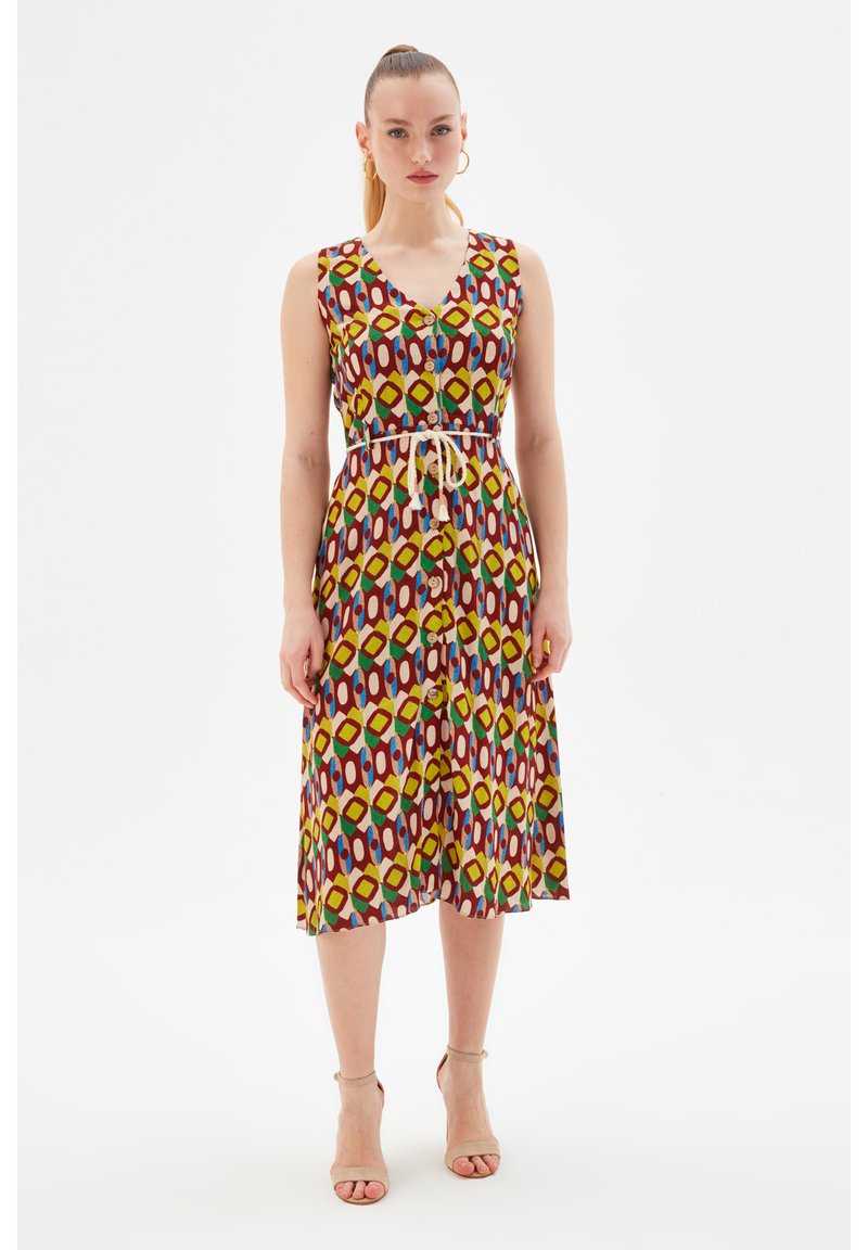 adL FRIAR - Vapaa-ajan mekko - printed brown