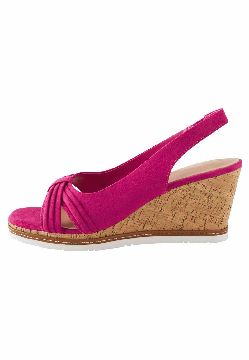 Next REGULAR WIDE FIT - Platform szandálok - pink